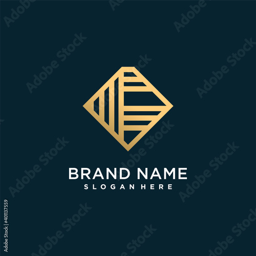Golden letter logo for company or person with initial F, creative, editable, Premium Vector part 8