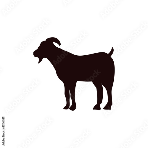 Goat icon design template vector isolated illustration