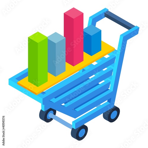 Cost optimization icon. Isometric illustration of cost optimization vector icon for web