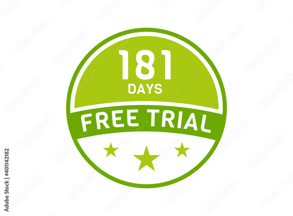 181 days free trial. 181 day Free trial badges 181 days free trial. 181 day Free trial badges