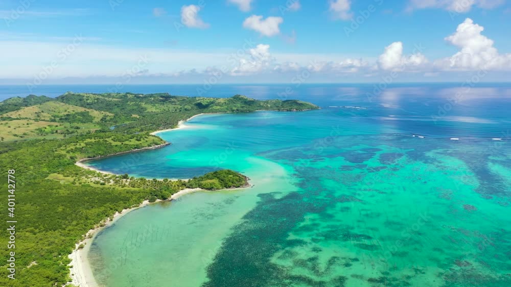 Lagoon with islands. Caramoan Islands, Philippines. Beautiful islands, view from above. Summer and travel vacation concept. Lagoon with islands. Caramoan Islands, Philippines. Beautiful islands, view from above. Summer and travel vacation concept.