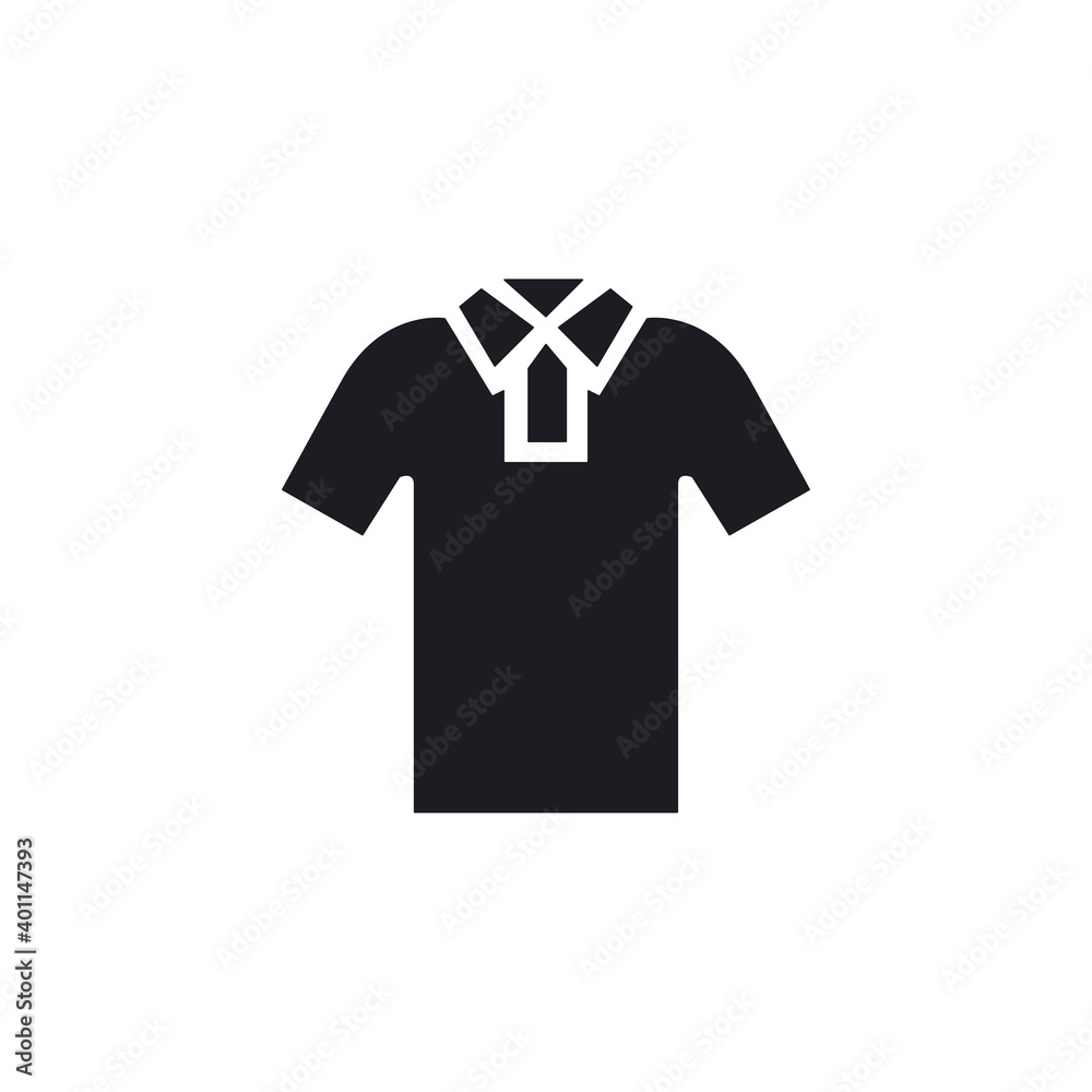 Polo shirt icon isolated on white background. Clothing symbol modern, simple, vector, icon for website design, mobile app, ui. Vector Illustration Polo shirt icon isolated on white background. Clothing symbol modern, simple, vector, icon for website design, mobile app, ui. Vector Illustration