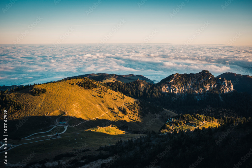Über den Wolken der Chiemgauer Alpen