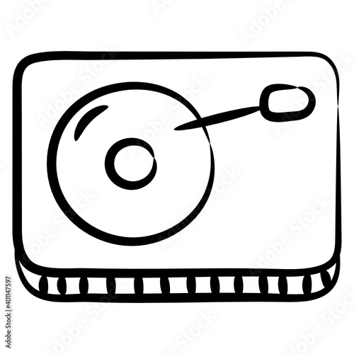 
An icon design of hard disk, storage device vector 
