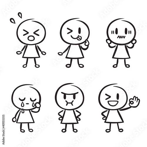 キャラクター　泣く　驚愕