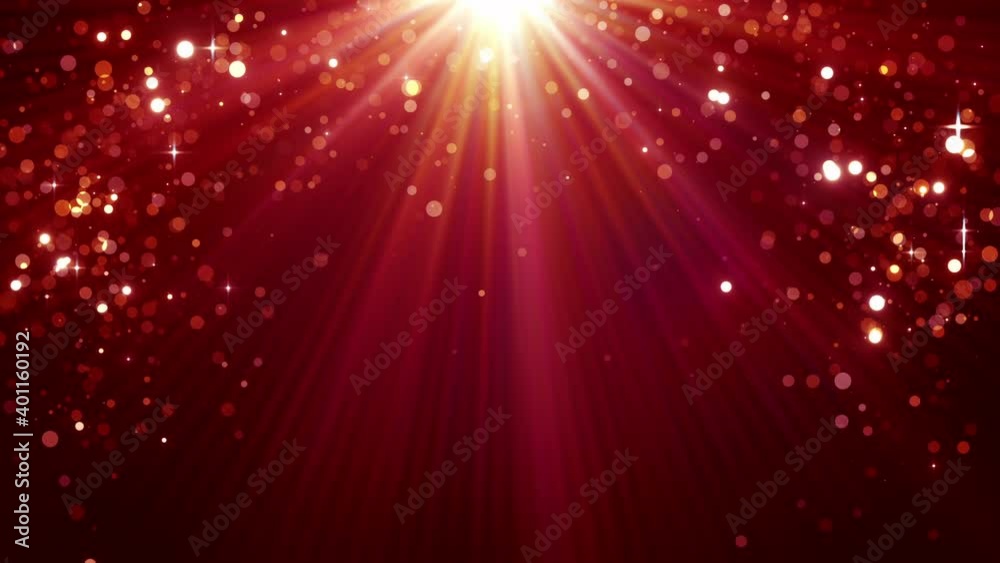 red light particle abstract glitter backdrop