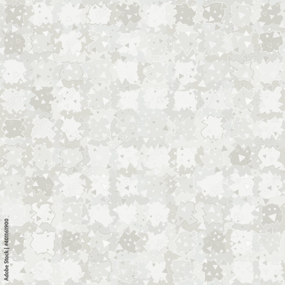 Seamless pattern. Checkered chaotic structure. Yellow-silver shades.