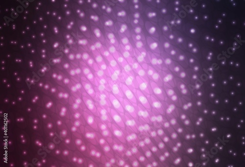 Dark Pink vector texture with disks.