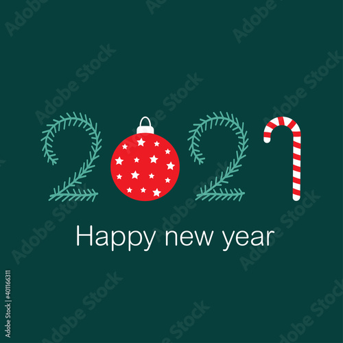 2021 banner. Merry Christmas and Happy New Year