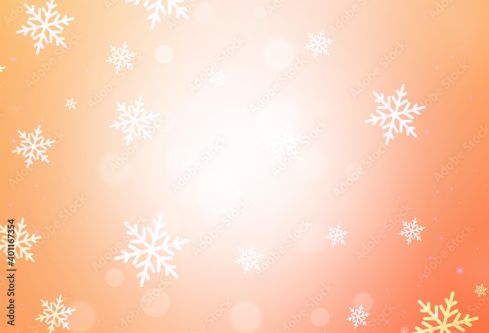 Light Orange vector template in carnival style. Light Orange vector template in carnival style.