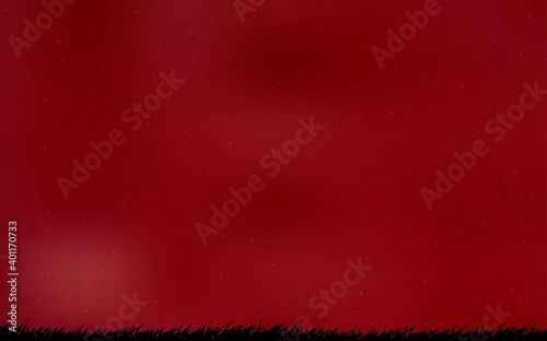 Dark Red vector background with galaxy stars. Shining illustration with sky stars on abstract template. Template for cosmic backgrounds.