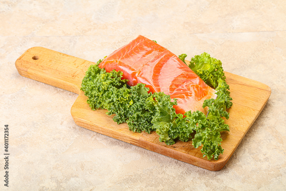Salmon fillet slice for cooking Salmon fillet slice for cooking