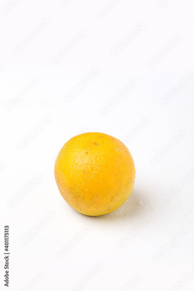 Orange or sweet lemon mosambi fruit on white background Orange or sweet lemon mosambi fruit on white background