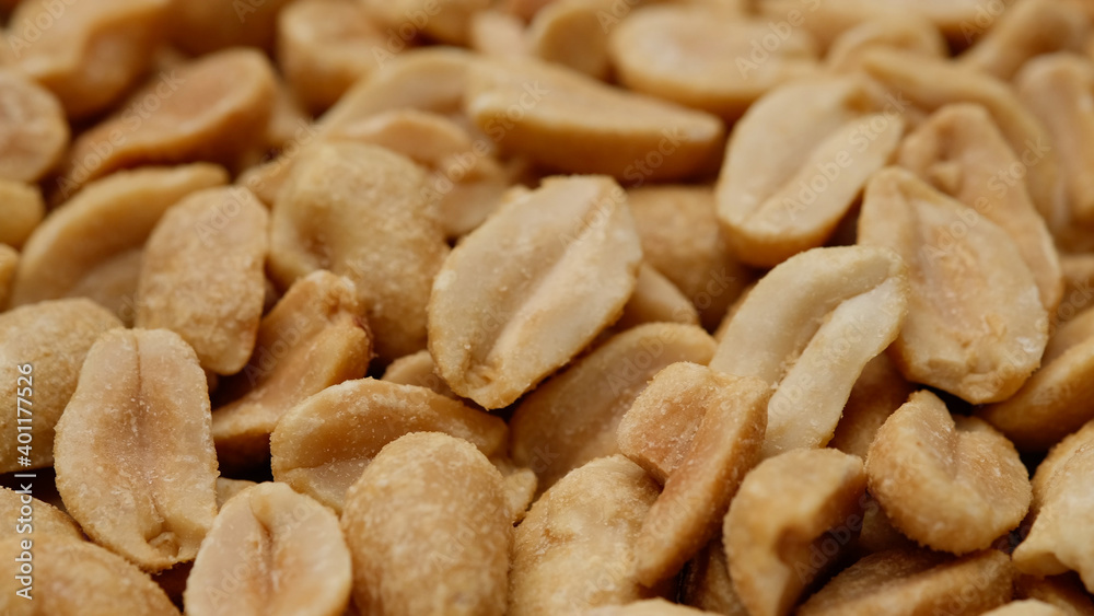 snack salted roasted peanuts top view snack salted roasted peanuts top view