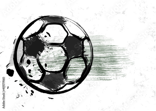 grunge soccer or football design template  mockup  for the great soccer event  free copy space  vector