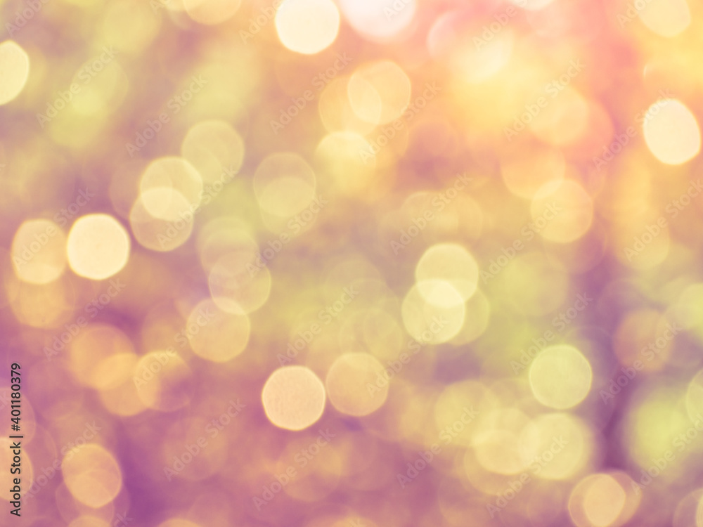 Abstract bokeh defocus glitter blur background