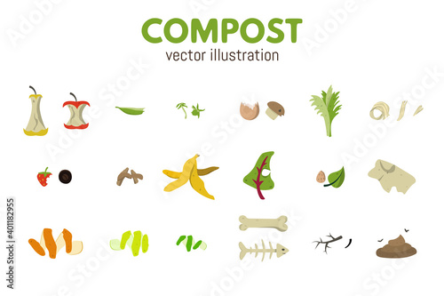 Organic recycle compost set.