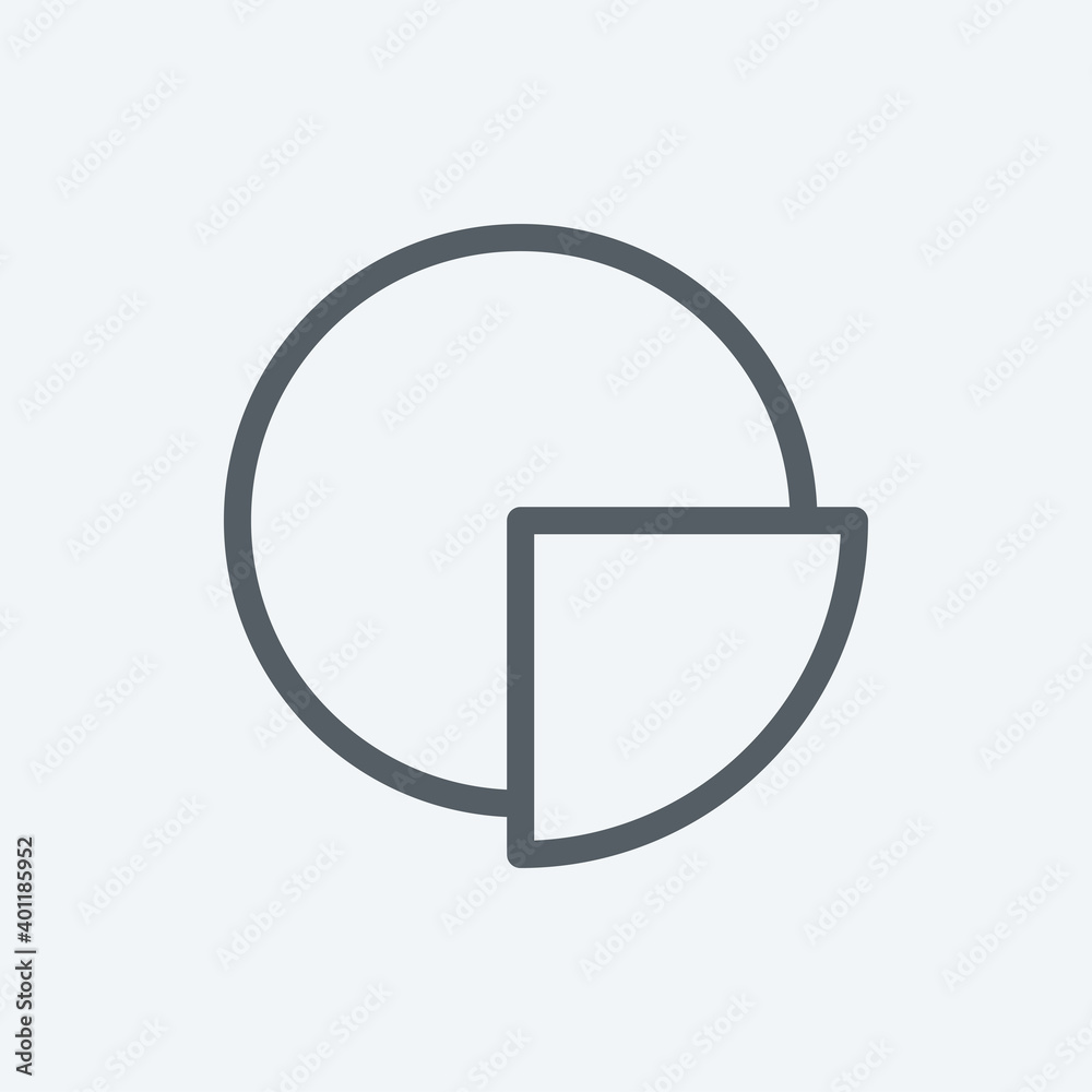 Pie chart icon isolated on background. Infographics symbol modern, simple, vector, icon for website design, mobile app, ui. Vector Illustration Pie chart icon isolated on background. Infographics symbol modern, simple, vector, icon for website design, mobile app, ui. Vector Illustration