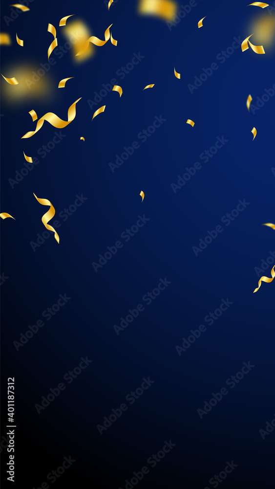 Streamers and confetti. Gold streamers tinsel and Streamers and confetti. Gold streamers tinsel and