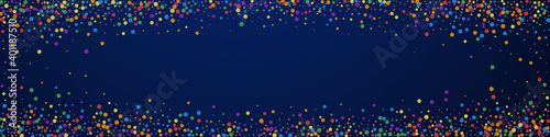 Festive splendid confetti. Celebration stars. Rain