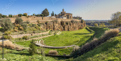 Civita Castellana, Italy - one of the pearls of Viterbo province, Civita Castellana is one of the most enchanting villages of central Italy. Here in particular the church of Santa Maria Maggiore