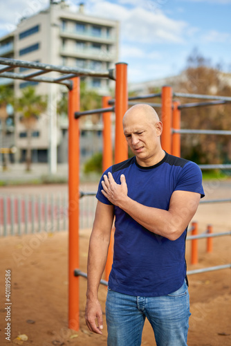 Portrait of a man on a street spot