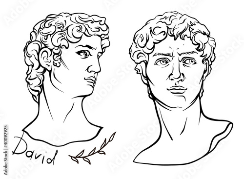 David s head. Period of Renaissance