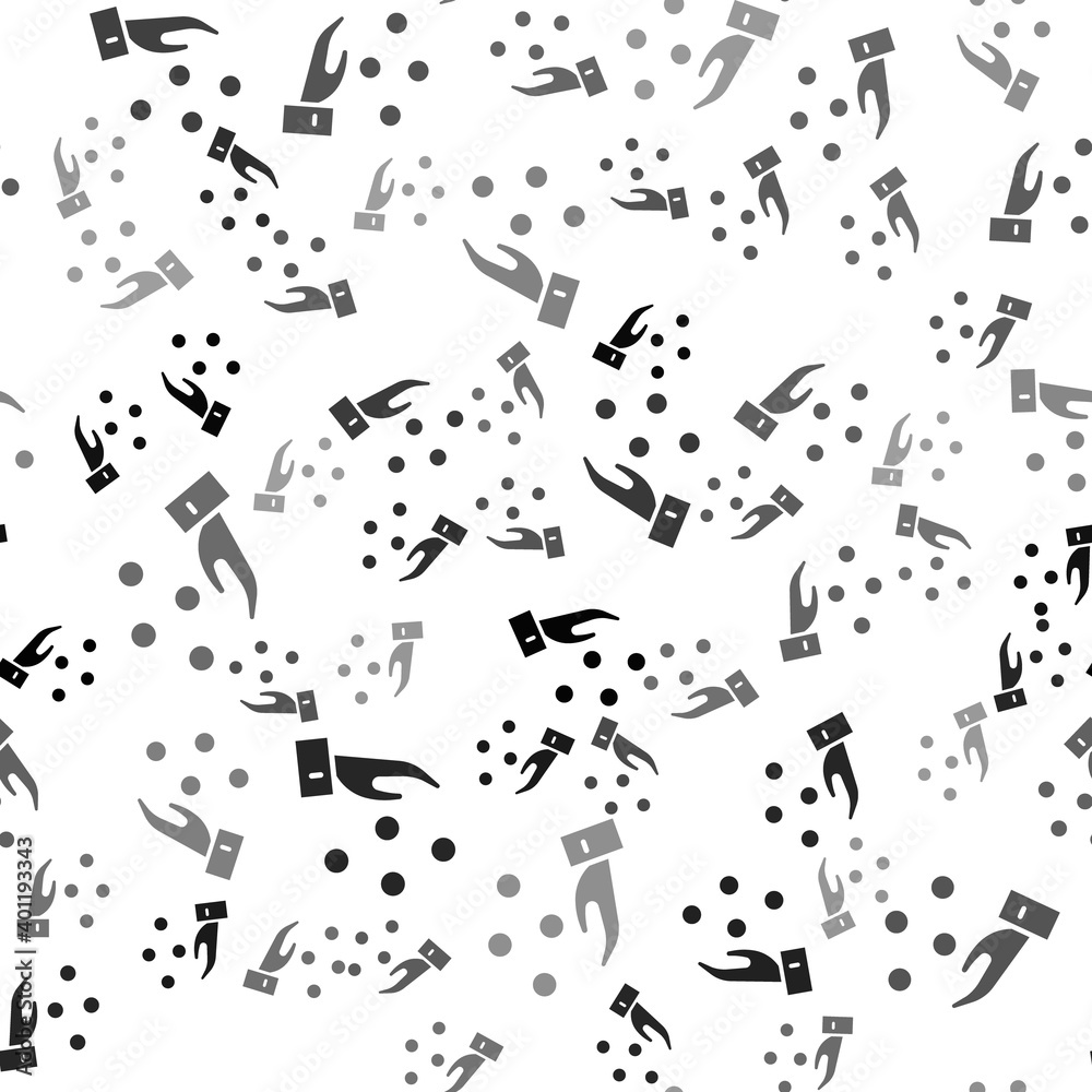 Black Juggling ball icon isolated seamless pattern on white background. Vector. Black Juggling ball icon isolated seamless pattern on white background. Vector.