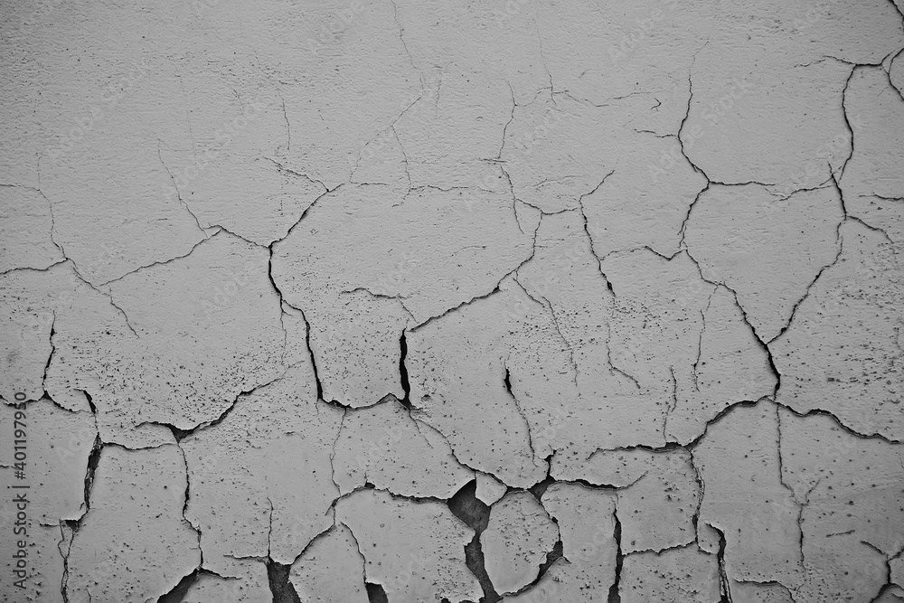 Fototapeta premium old crumbling plaster background, abstract grunge wall texture
