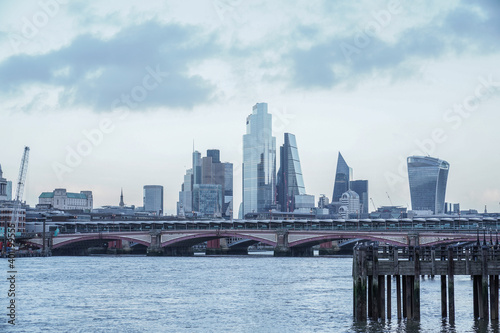 city harbour bridge and skyline
