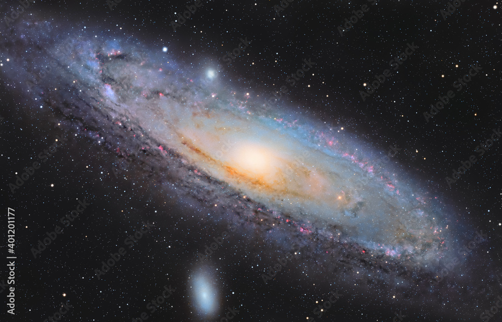Spiral galaxy in Andromeda