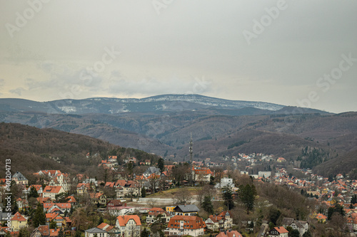 Wernigerode Schloss Harz Ausblick Brocken