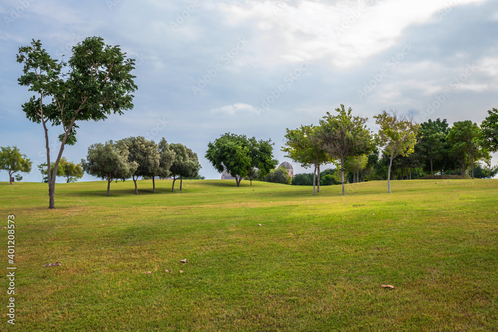 The Katara Green Hills - park in Doha, Qatar The Katara Green Hills - park in Doha, Qatar
