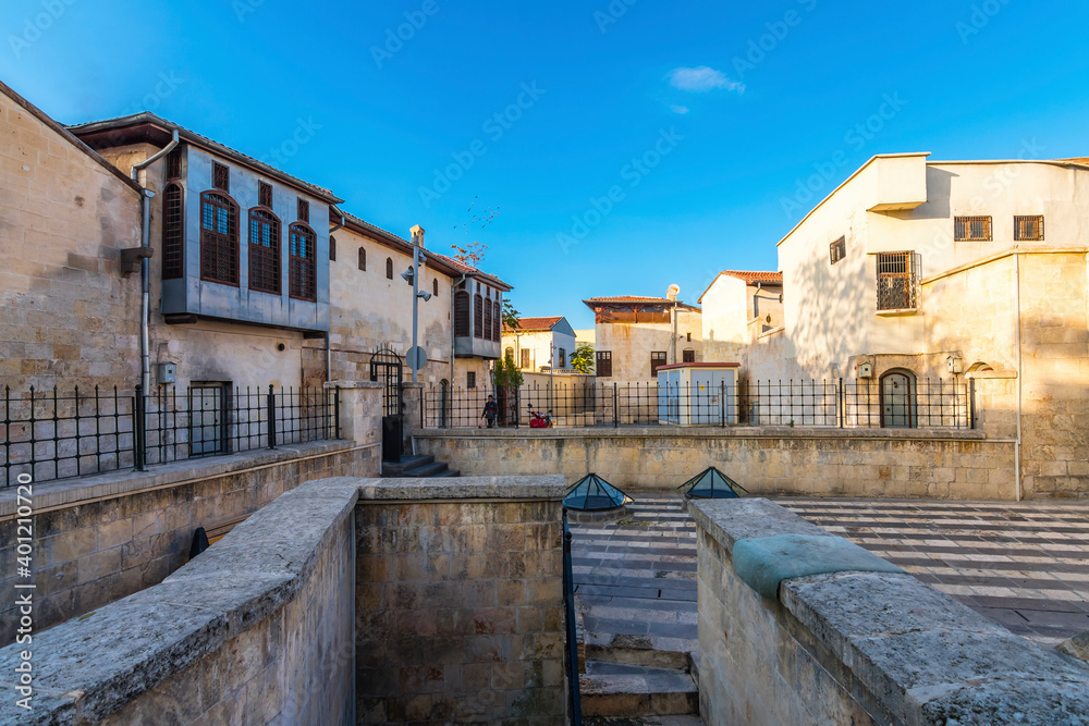 Pisirici Mosque and Kastel in Gaziantep City of Turkey