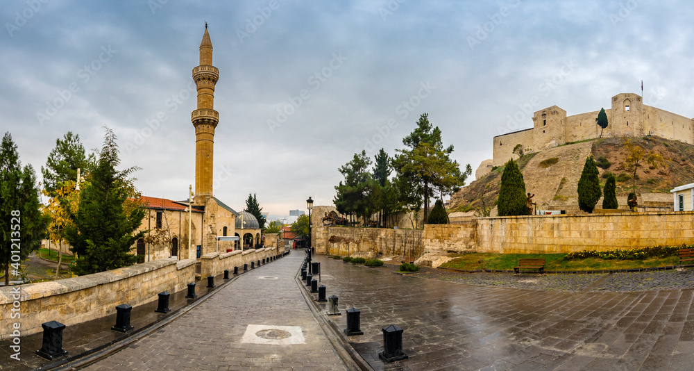 Sirvani Mosque view in Gaziantep.