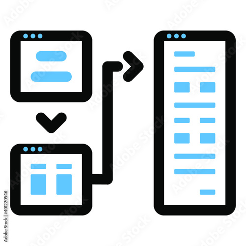 plot flowchat icon photo