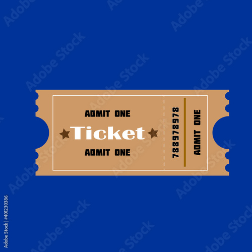 admit one ticket