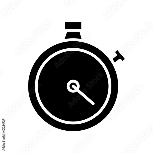 timer chronometer counter silhouette style