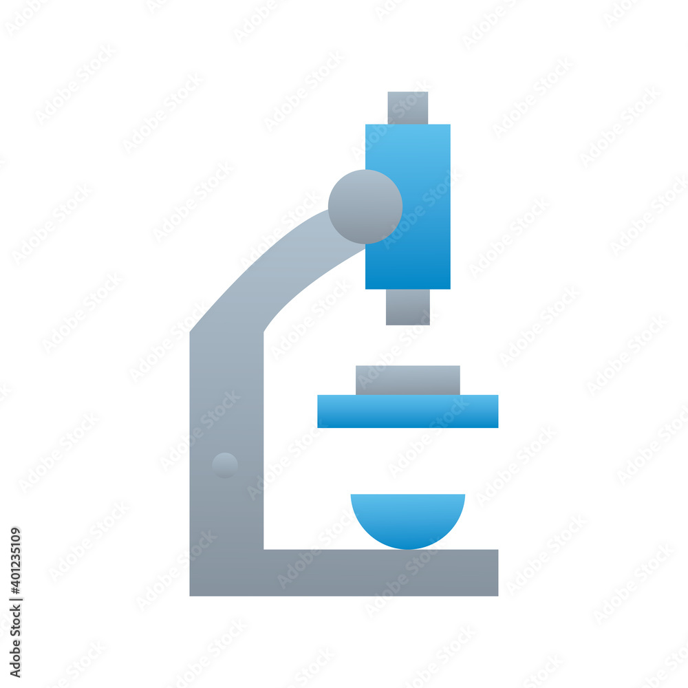 microscope laboratory line style icon microscope laboratory line style icon