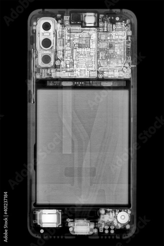 Radiography of a smartphone