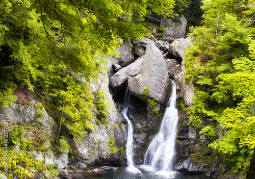 Fototapeta Naklejka Na Ścianę i Meble -  BashBish Falls Copake Falls New York Summertime