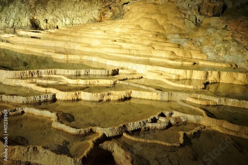 Limestone at Akiyoshi cave, Akiyoshido in Yamaguchi, Japan - 秋吉台 秋芳洞 鍾乳洞 photo