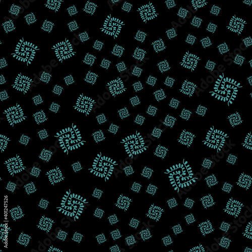 Seamless background with blue hand-drawn swirling wavy patterns. Simple cute design for decor, fabrics, textiles, wrapping paper, print, t-shirts