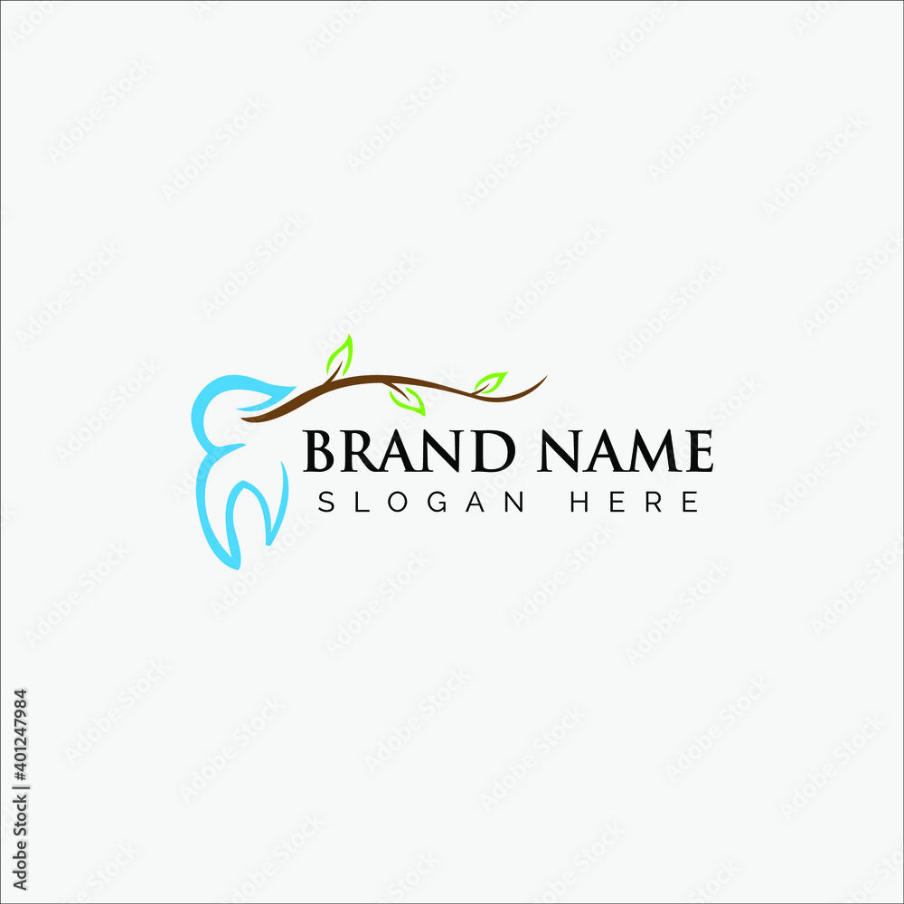 Fototapeta premium Dental care logo. medical logo concept. dentist vector 