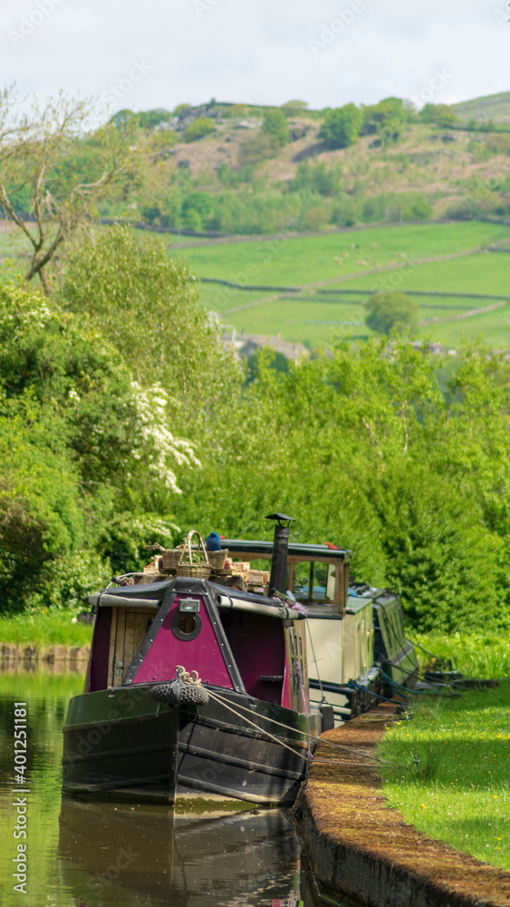 Fototapeta premium boat on the river