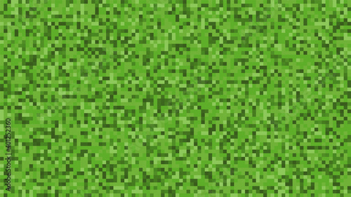 Pixel background. The concept of games background. Squares pattern background. Minecraft concept. Vector illustration. Light Green vector abstract textured polygonal background