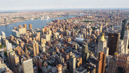 The amazing view of the city from New York city, United States