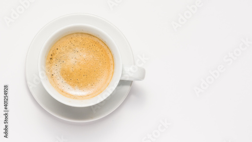 coffee, cup, espresso, drink, cafe, white, isolated, cappuccino, brown, beverage, breakfast, hot, caffeine, mug, saucer, black, food, aroma, foam, latte, liquid, morning, plate, closeup, break