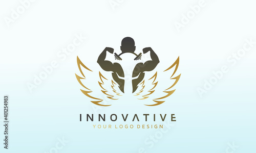 Gym fitness logo design, Gym Logos Design, Workout Logo Ideas For App, Gym Logo Ideas and Fitness Logo Designs