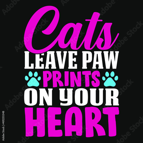 Animal Quote and saying - My cat my Best friend - at t-shirt.Vector design, poster for pet lover. t shirt for Cat lover.